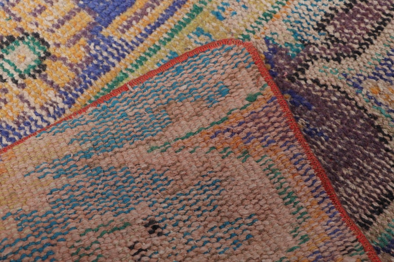 Vintage Rug, Turkish Rug, Small Rug, Round Rug, Faded Oushak Rugs, Rugs