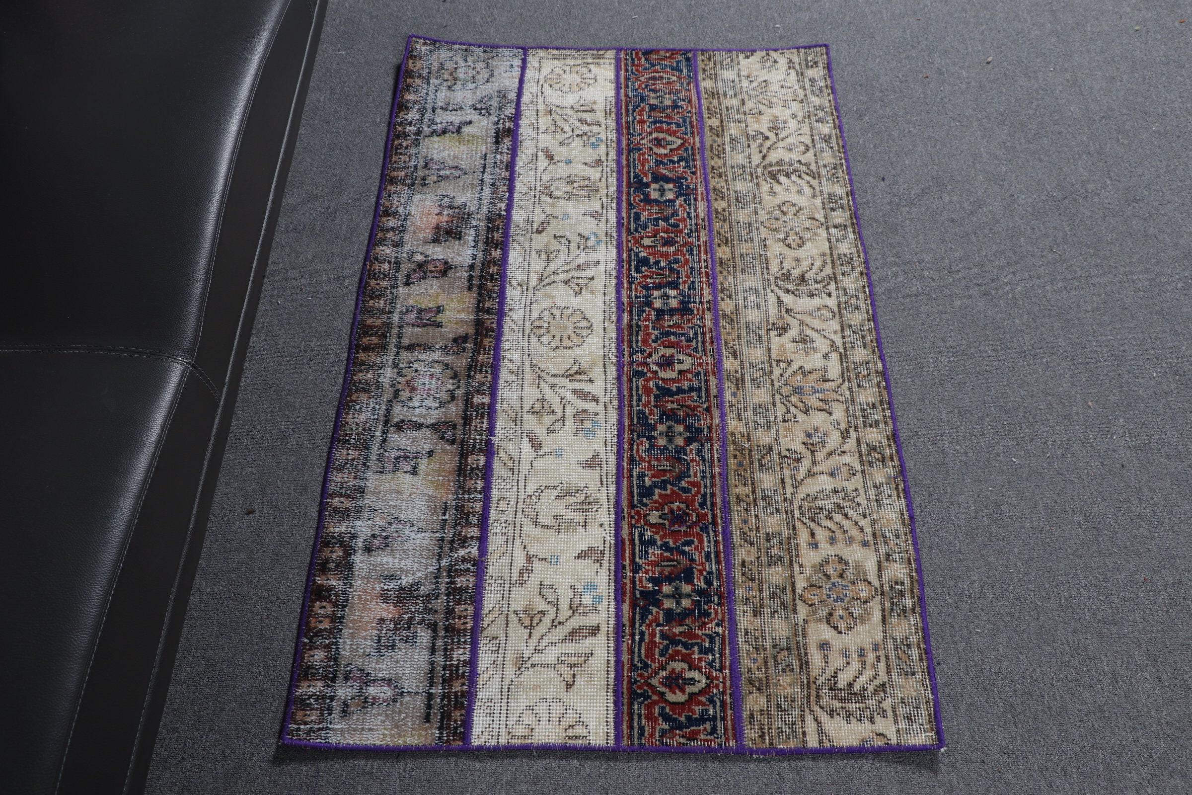 Turkish Door Mat, Vibrant Multicolor Design, 2x4ft, Traditional Patterns, Elegant Home Decor Rug, Handcrafted Style, Floral Motif Carpet