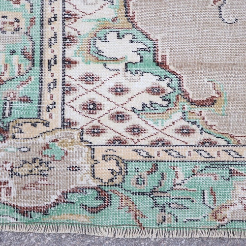 Vintage Turkish Rug, 8.9x5.2 feet, Area Rug, Oushak Rug, Oriental Rug, Antique Rug, Living Room Rug, Organic Rug, Farmhouse Rug, 4886 shops