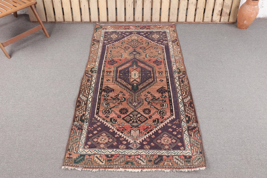 Acem Rug Rugs Vintage Rug, 3x6 Accent Rugs, Handmade Rug, Rugs for Bedroom, 3.3x6.2 ...