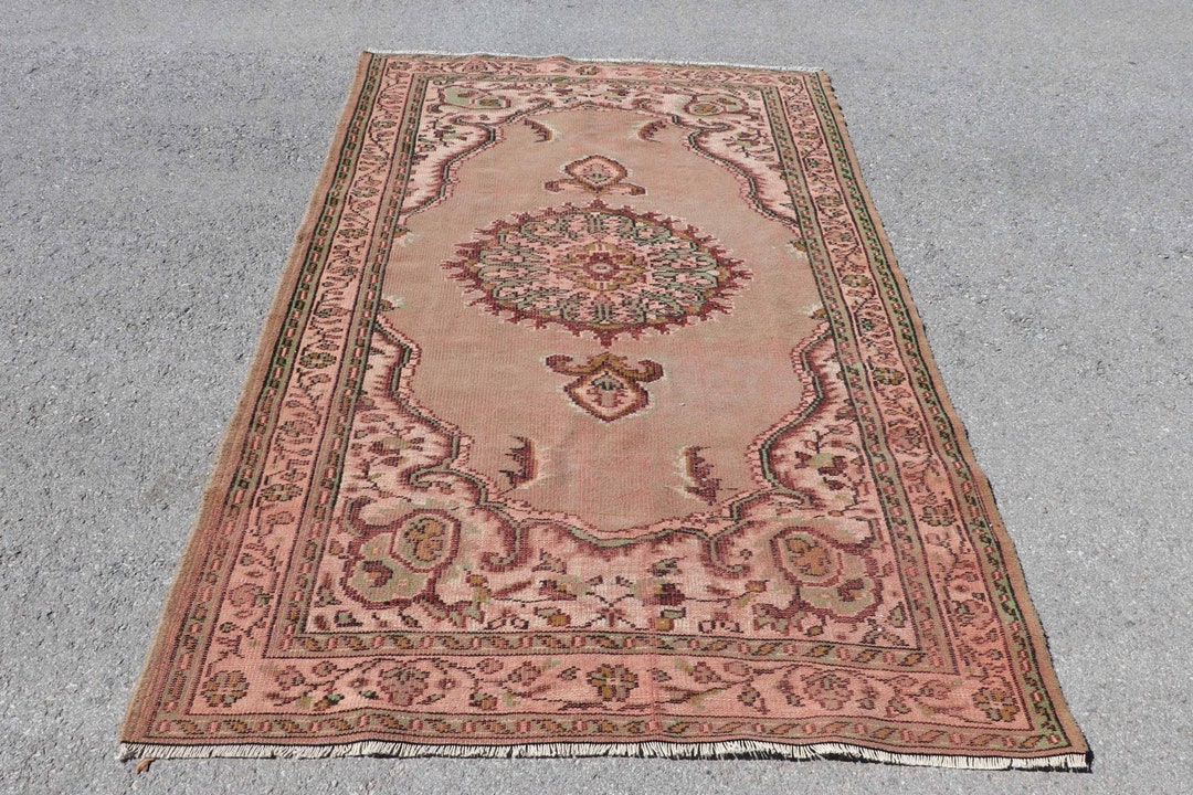 Turkish Rug Rugs for Bedroom Red Bedroom Rugs 5.1x8.4 Ft Etsy