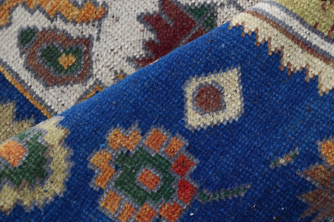 Turkish Rug 9.5x3.6 feet Hallway Rug Oushak Rug Runner | Etsy