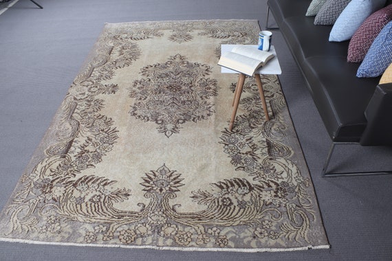 トルコ ヴィンテージラグ ブラウン系 ヴィンテージラグ | トルコ・ドアサイズ No.03 | 赤紫色 | 84×43 – tiflo