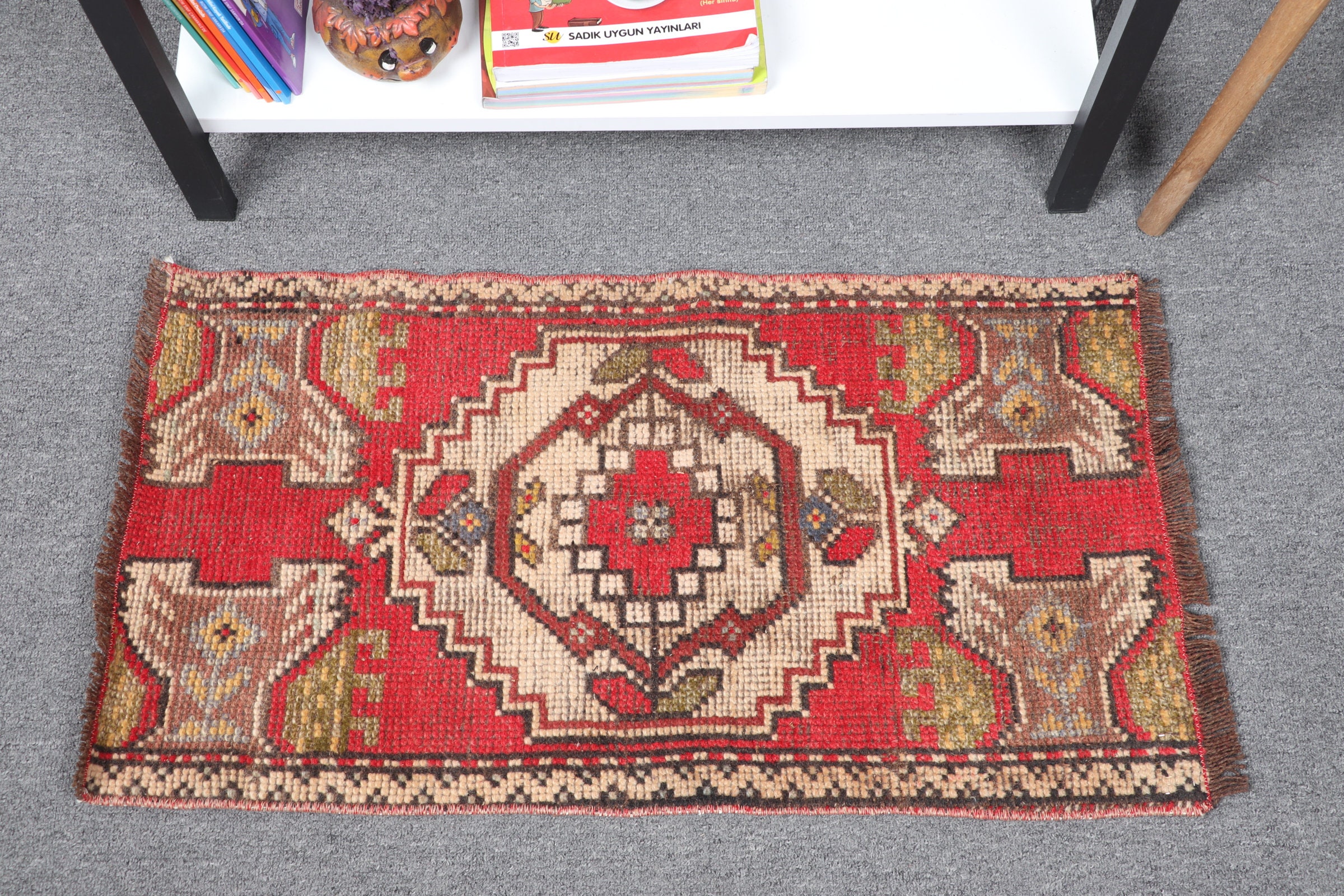 vintage rug, 174        【1777】 Vintage Rug, Small Rug, Turkish Rug, Anatolian Rugs, Rugs