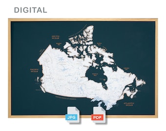 Downloadable Detailed Map for Printing and Digital Use, Explore Canada