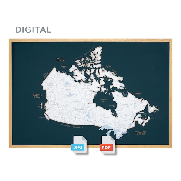 Downloadable Detailed Map for Printing and Digital Use, Explore Canada