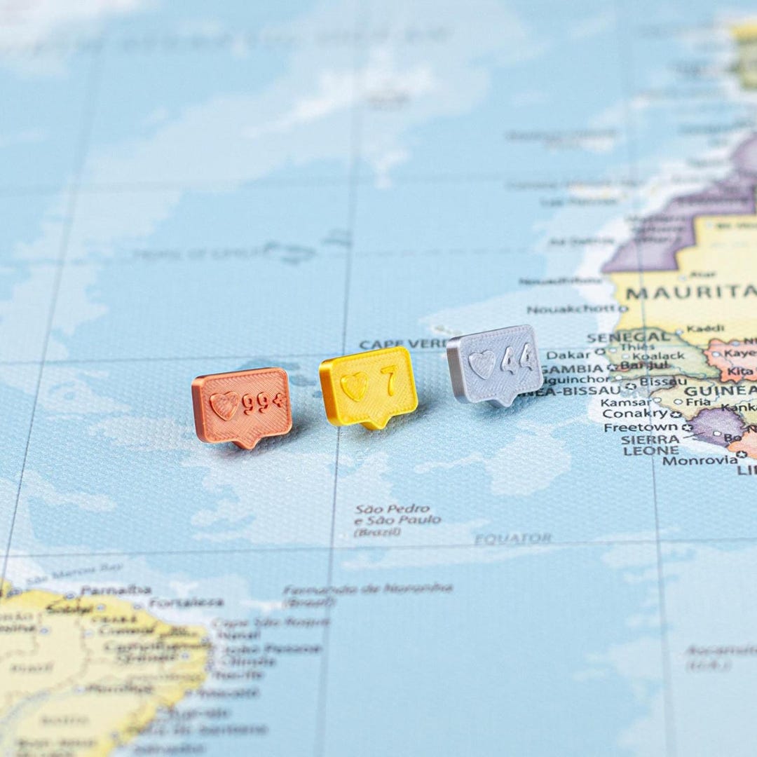 Push Pin Counter Like Counter Push Pin – 3D Map Pins for Numbered Places - Etsy