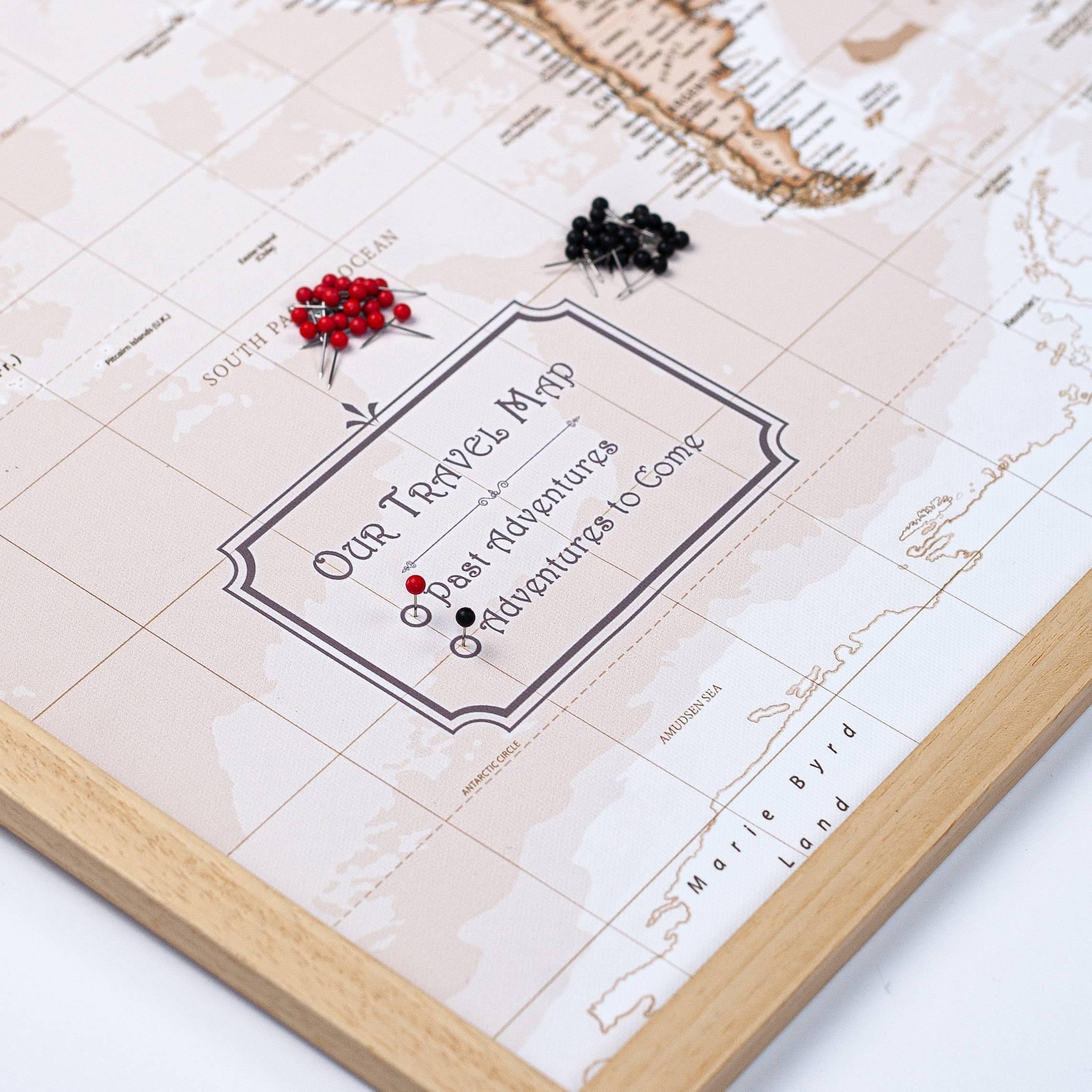 Custom Push Pin World Map - Personalized Design Travel Map - Etsy Canada