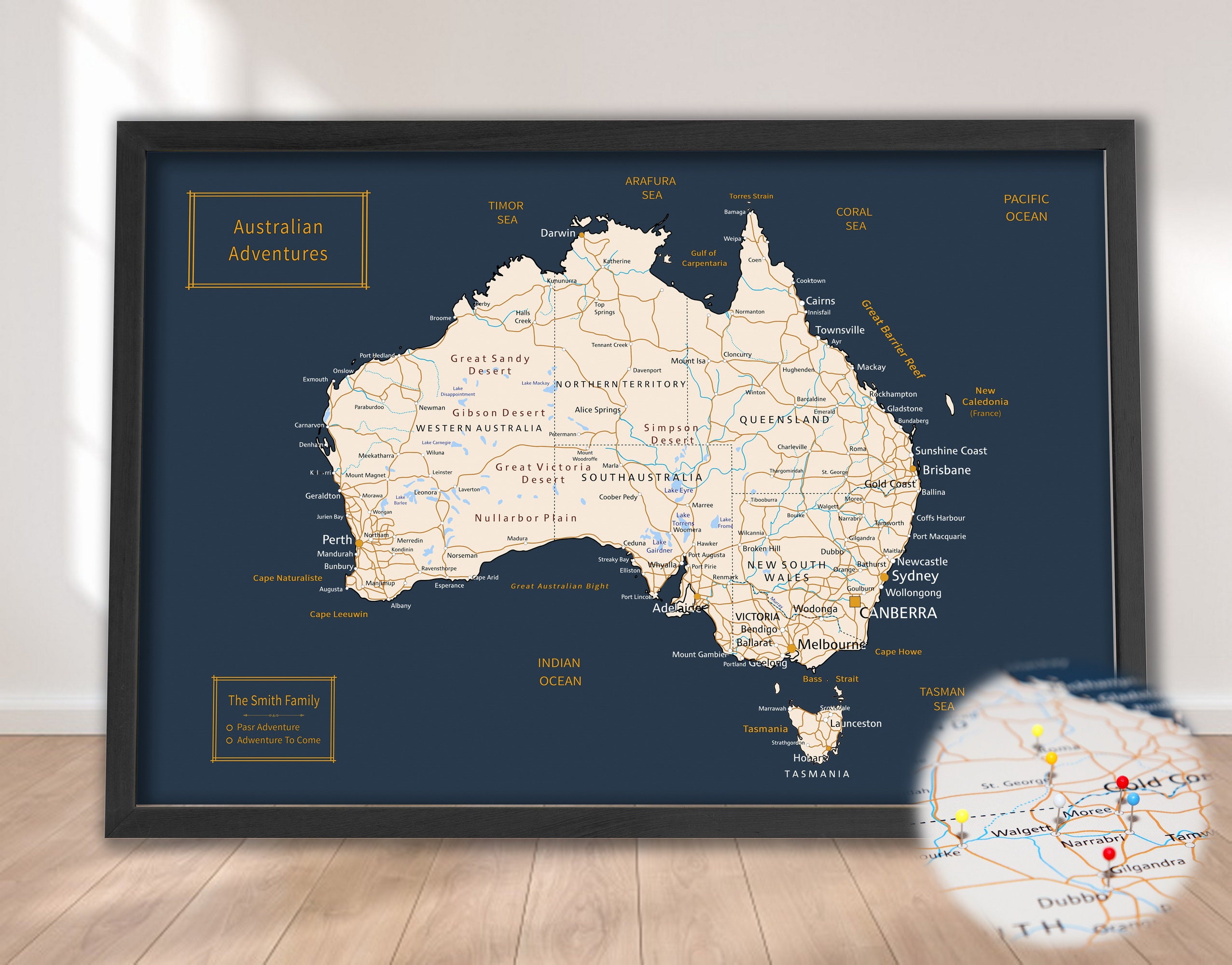 Custom Australia Map Push Pin Australia Map Australia Pin Etsy