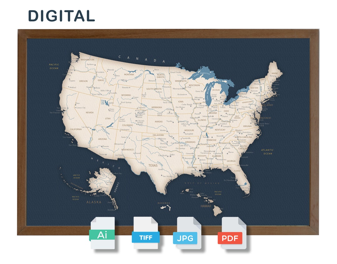 Digital US Map Download United States Map Printable Format Etsy Il 1080xN.4031289301 Jhah