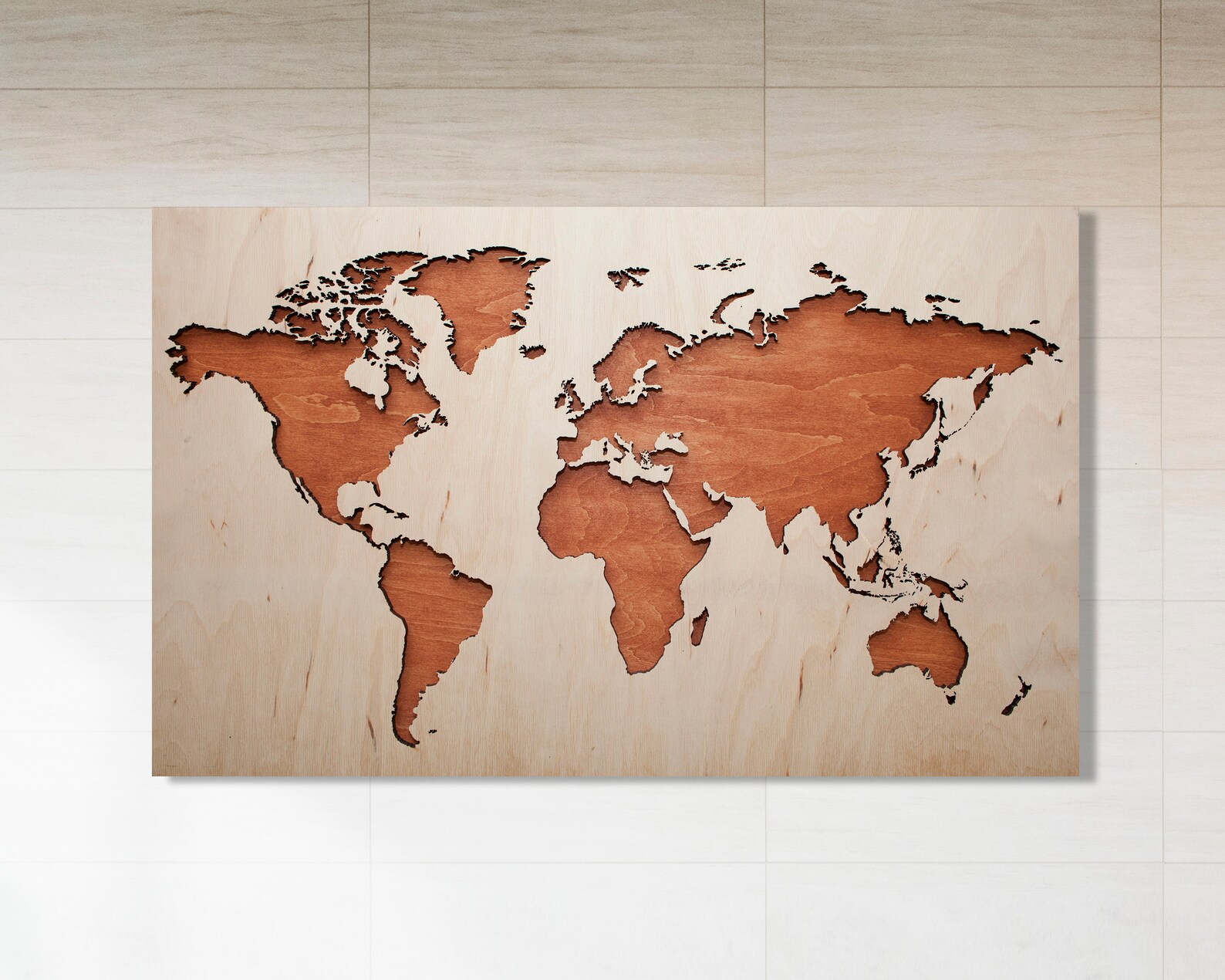 Wooden Map Wooden World Map Wooden - Il 1588xN.2094583736 T144