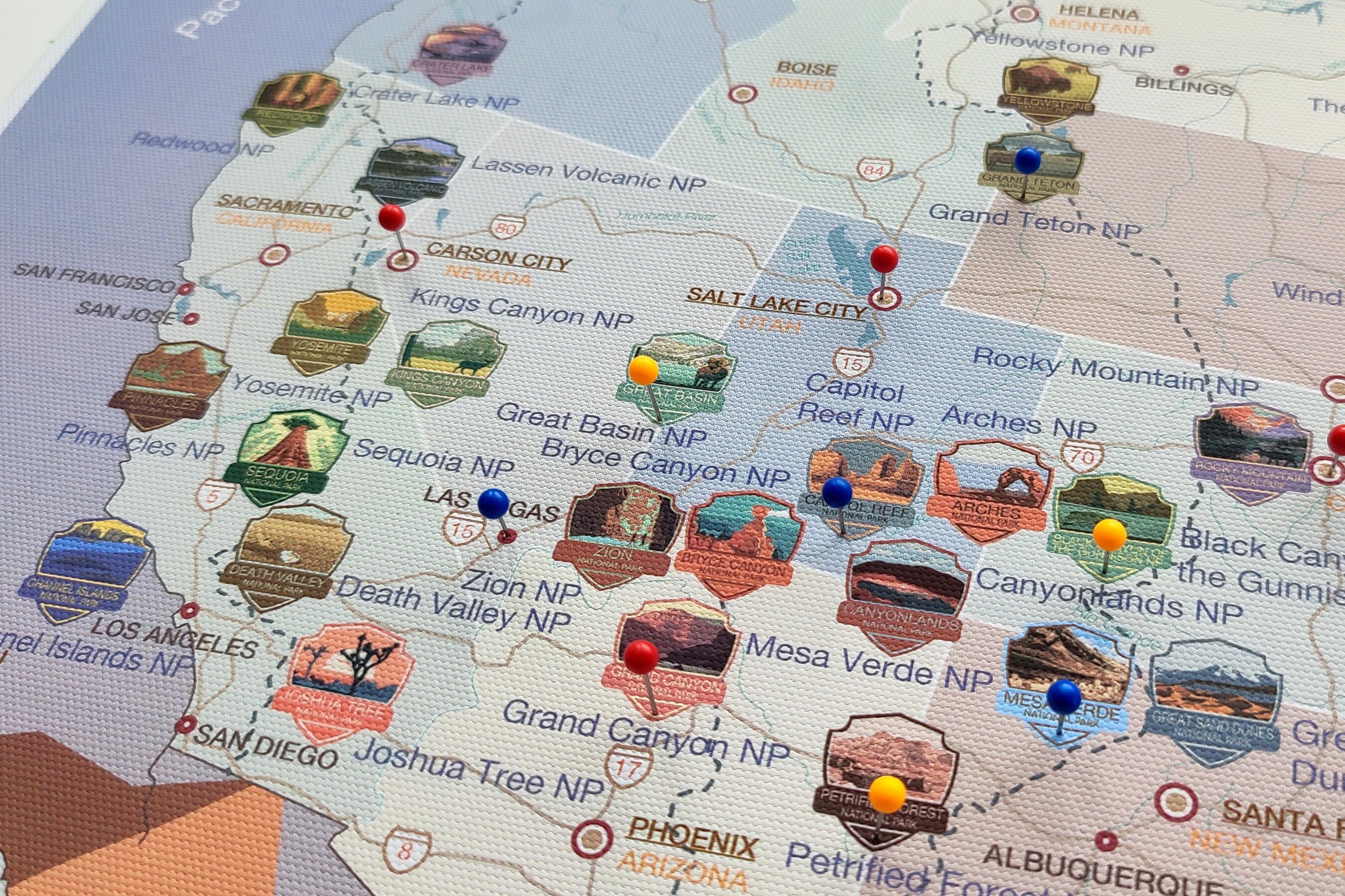 national-parks-push-pin-map-pushpin-map-national-parks-etsy