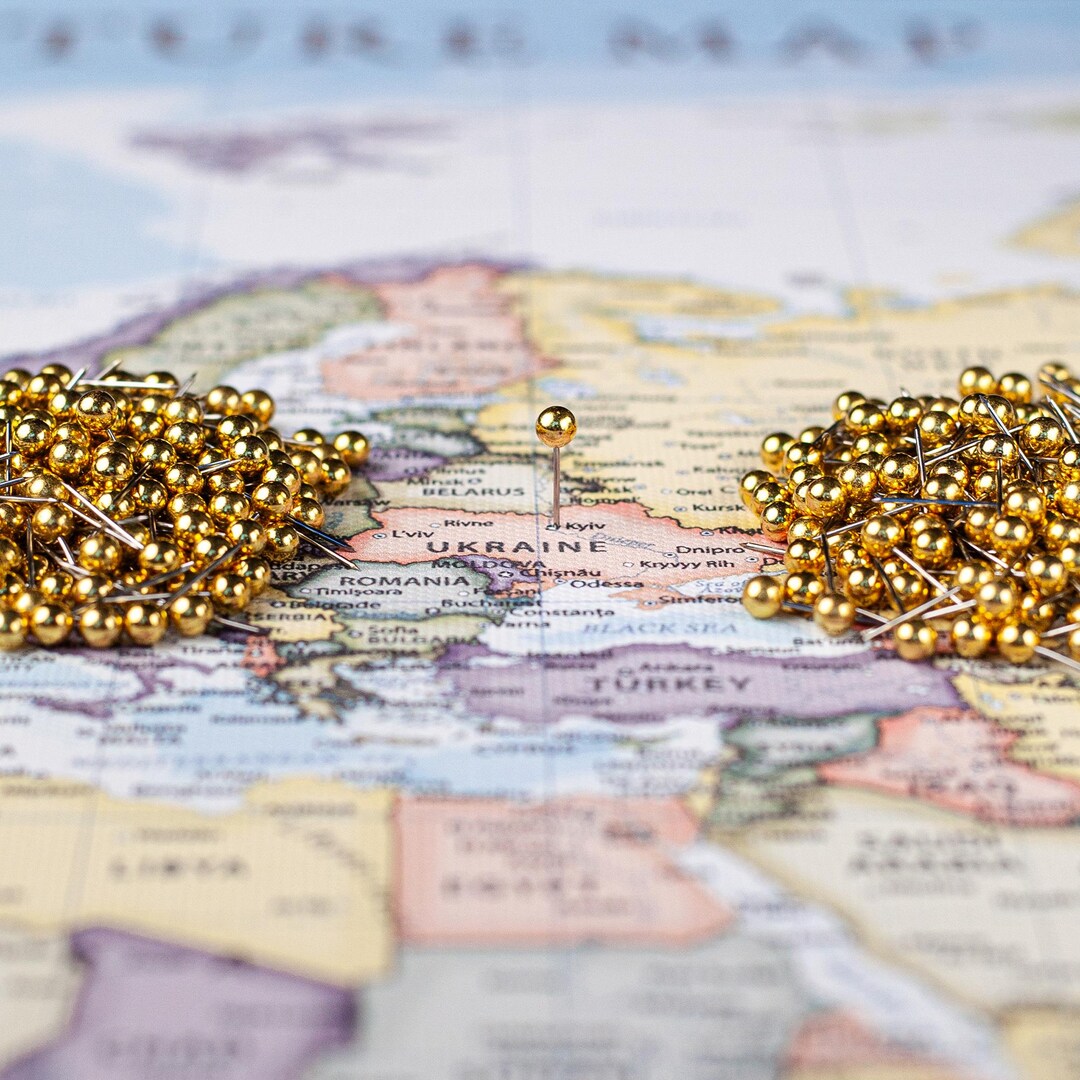 Pin Classical Map Gold Map Pins – Classic Metal Travel Markers - Etsy