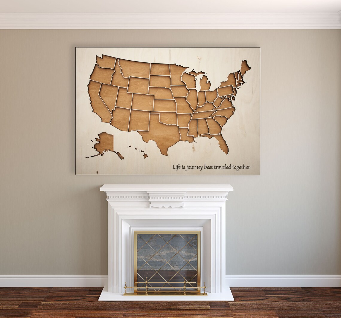 Wooden Us Map Wooden Wall Art Maps Wooden Usa Map Etsy Il 1140xN.2250886877 Aav2 