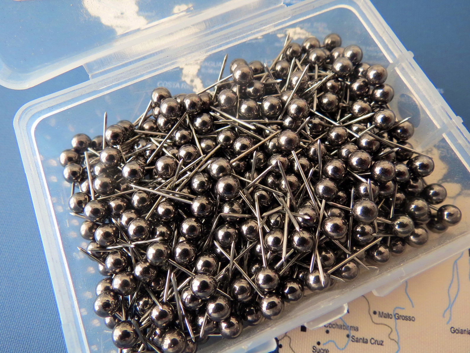 Push Pins for Map Colorful Push Pin Custom Push Pins 50 Etsy