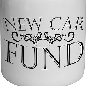 New Car Fund Novelty Ceramic Money Box