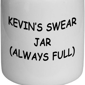 Personalised Swear Jar - Always Full Novelty Ceramic Money Box