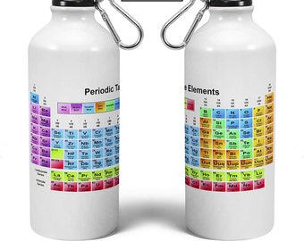 Periodic Table of The Elements Aluminium Sports Water Bottle/Canteen