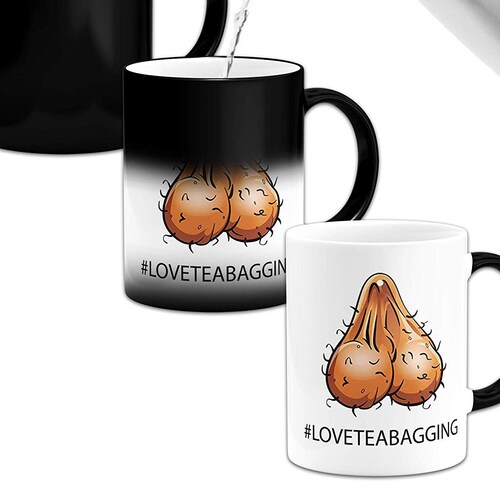 Positive Vibes Funny Novelty Heat Colour Changing Mug Positive Vibes Funny Novelty Heat Colour Changing Mug