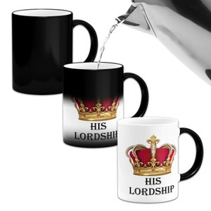 His Lordship ..Novelty Heat Colour Changing Mug