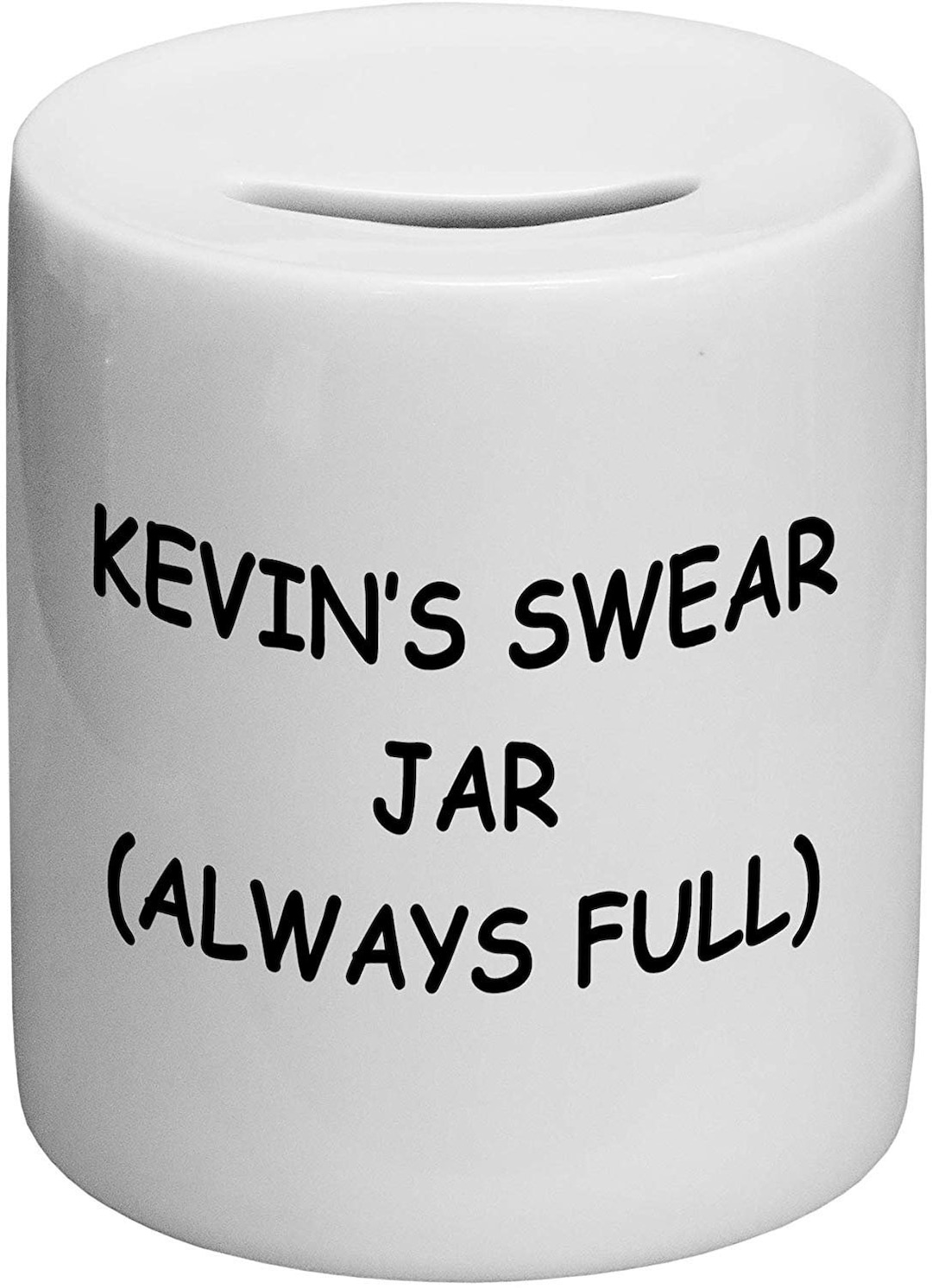 Personalised Swear Jar Always Full Novelty Ceramic Money Box Etsy