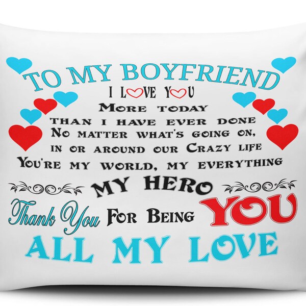 Boyfriend Pillow Etsy