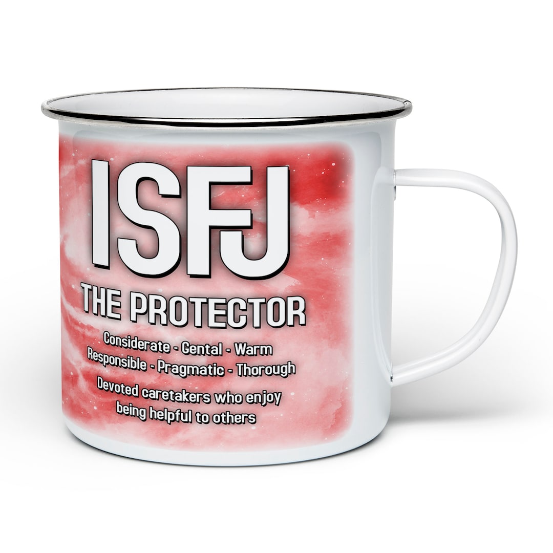 ISFJ Personality Type Novelty Psychology Gift Enamel Tin Mug Etsy