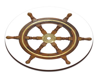 Ships wheel Mug Round Coaster
