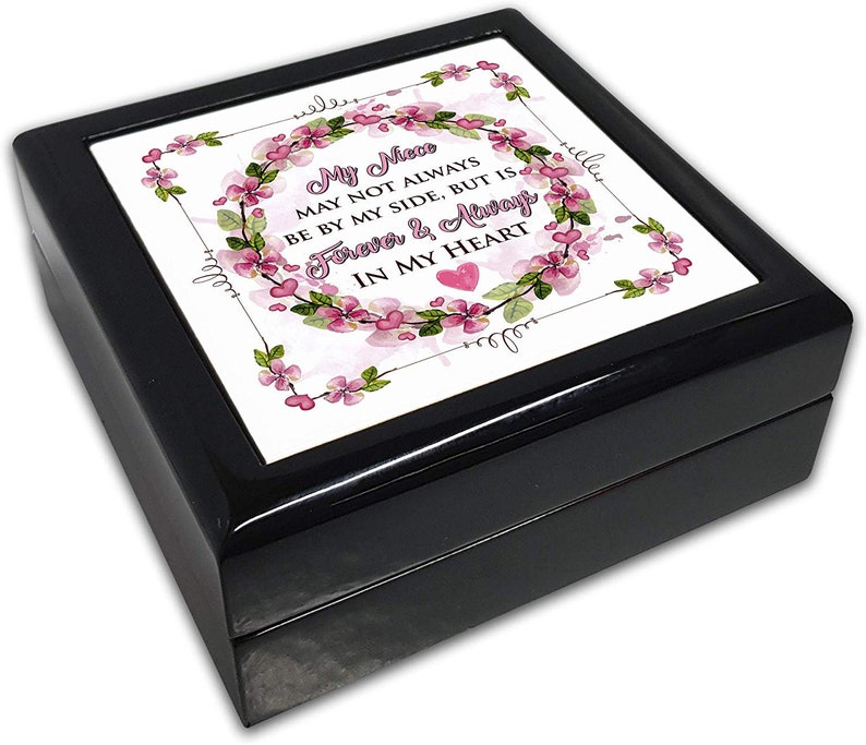 May Not Always Be by My Side Black Square Jewellery Box Relation My