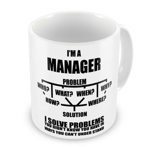 Manager Funny Novelty Gift Mug