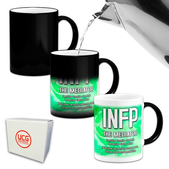 INFP Personality Type Novelty Psychology Gift Heat Colour Etsy