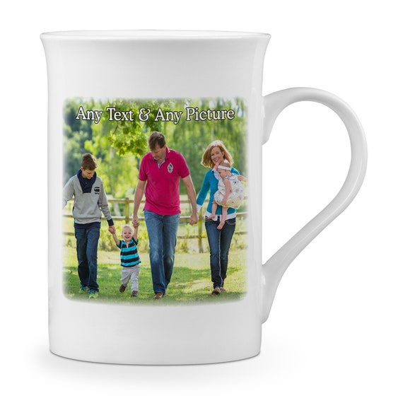 Custom Mugs with Pictures  Personalized Bone China Mugs