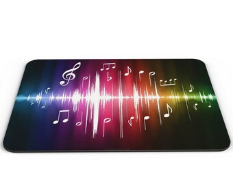 Soundwave Musical Notes PC Mousemat