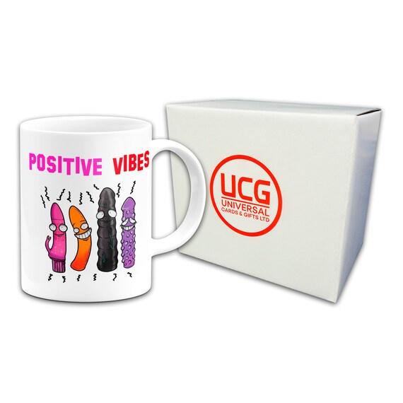 Positive Vibes Funny Novelty Gift Mug 