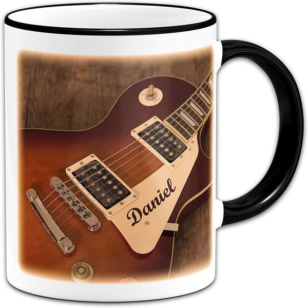 Guitar Mug Etsy