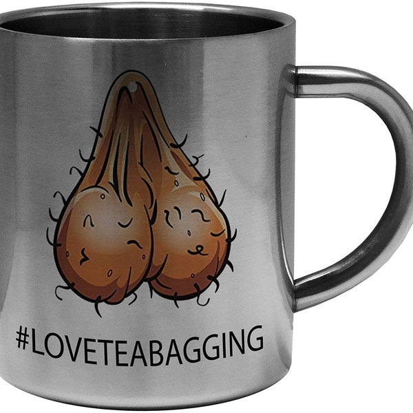 LOVETEABAGGING Funny Novelty Stainless Steel Mug