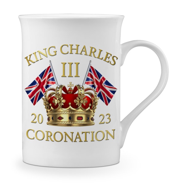 King Charles III 2023 Coronation Novelty Fine Bone China Mug