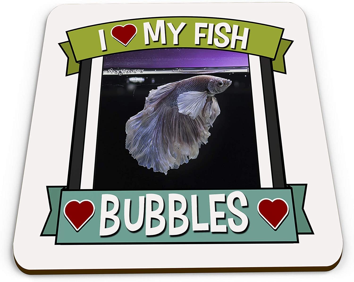 Personalised I Love My Fish Any Name & Any Image Cute Etsy