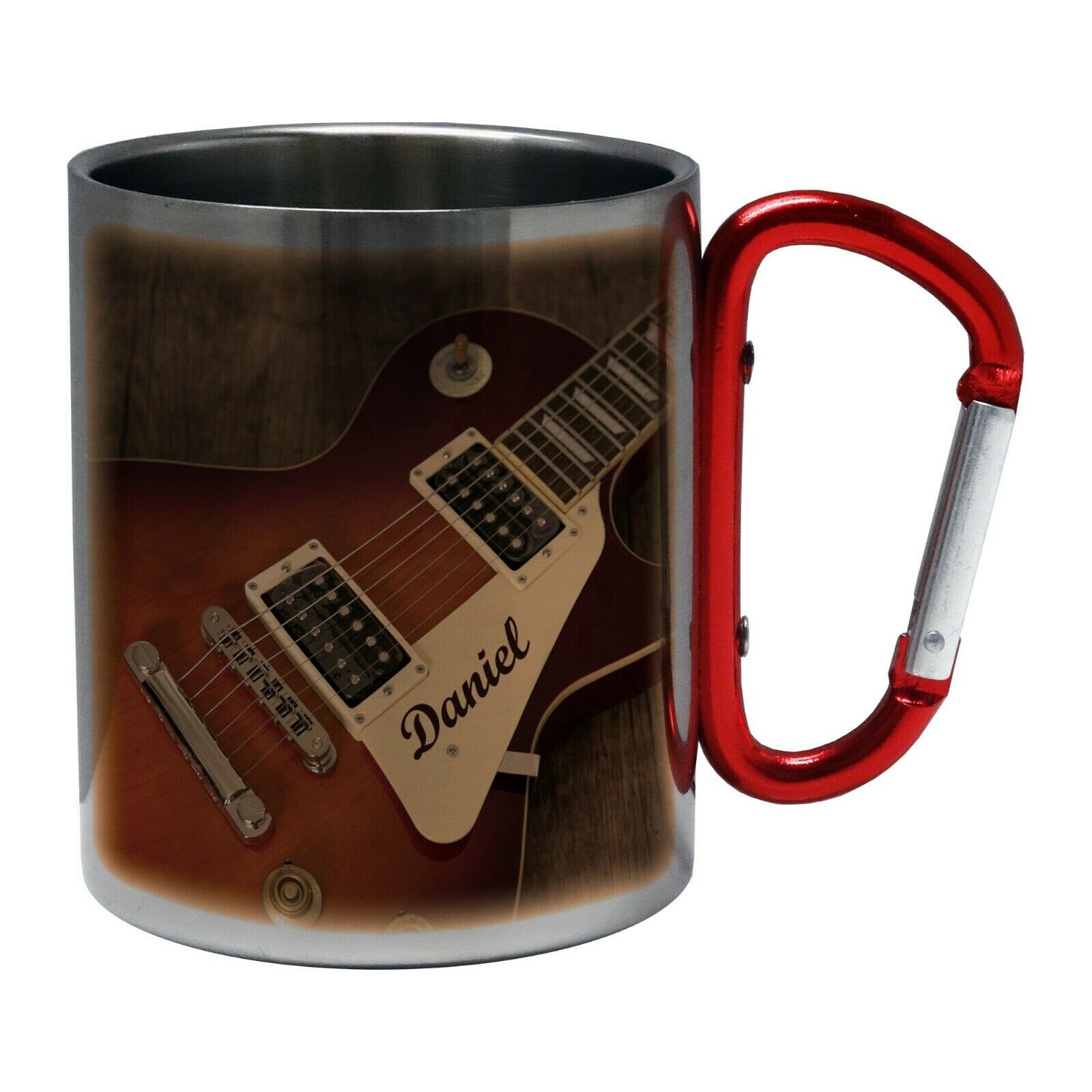 Personalised Guitar Music Rock Band Novelty Steel Mug w/ Etsy