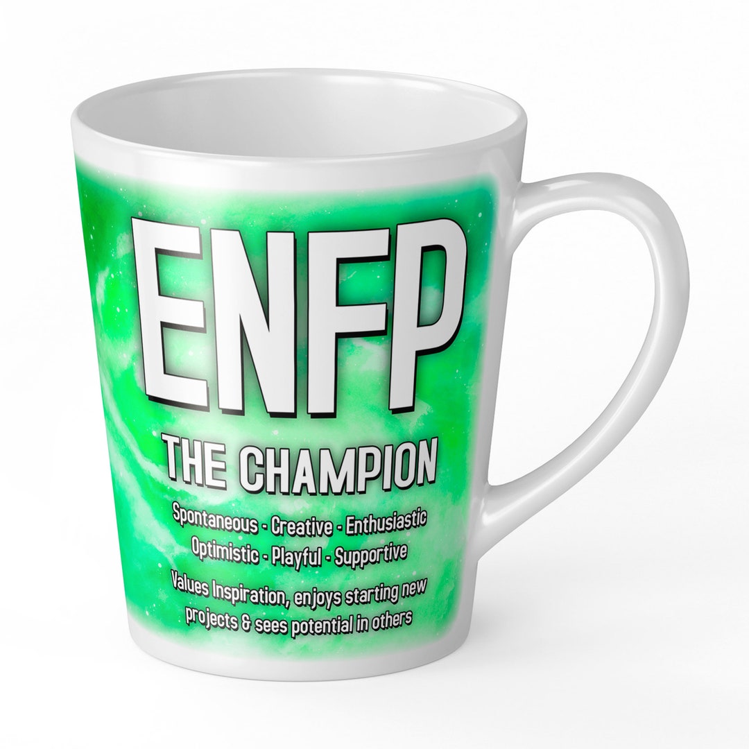 ENFP Personality Type Novelty Psychology Gift Latte Mug Size Etsy