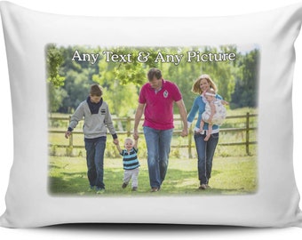 Personalised Any Name & Any Picture Pillow Case