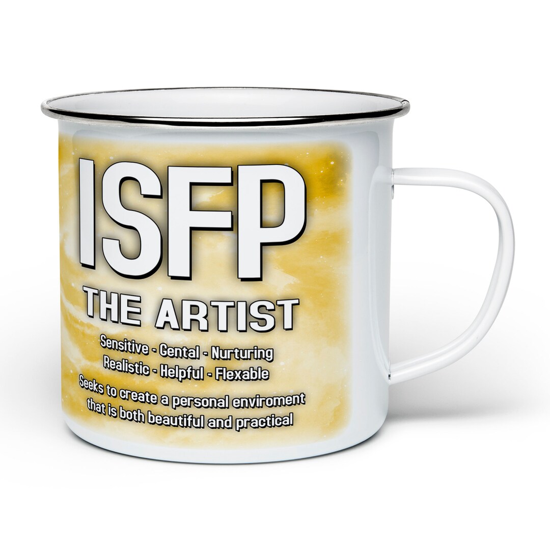 ISFP Personality Type Novelty Psychology Gift Enamel Tin Mug Etsy