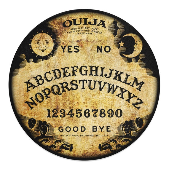 Tavola Ouija rotonda da 30 cm Novità Tagliere in vetro temperato -   Italia