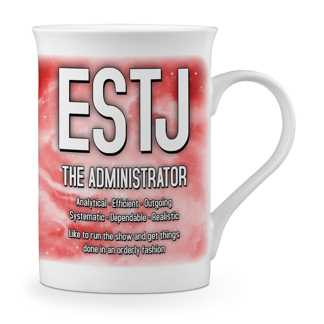ESTJ Personality Type Novelty Psychology Gift Fine Bone China Etsy