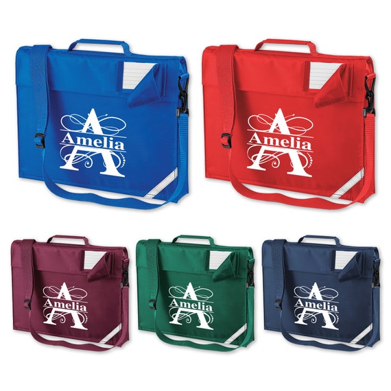 Personalised book deals bag with strap