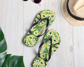 Colorful Summer Flip-Flops: Soft Fabric-Lined Rubber Sole