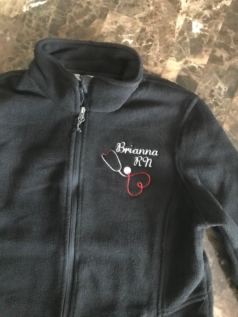 Medical Assistant Fleece Nursing Jacket Nursing Student Gift Etsy