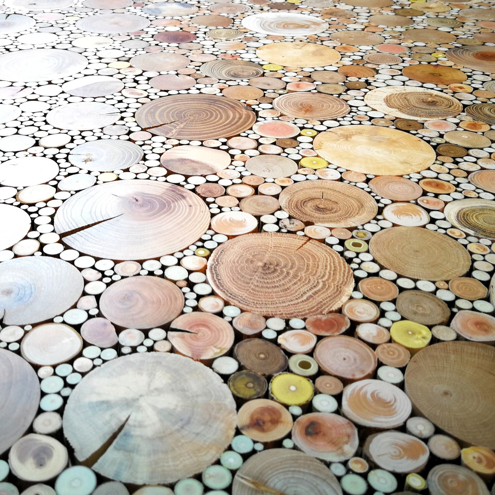 Large Wooden Mosaic Wall Art/ Reclaimed Wood Art/ Wood Wall Etsy