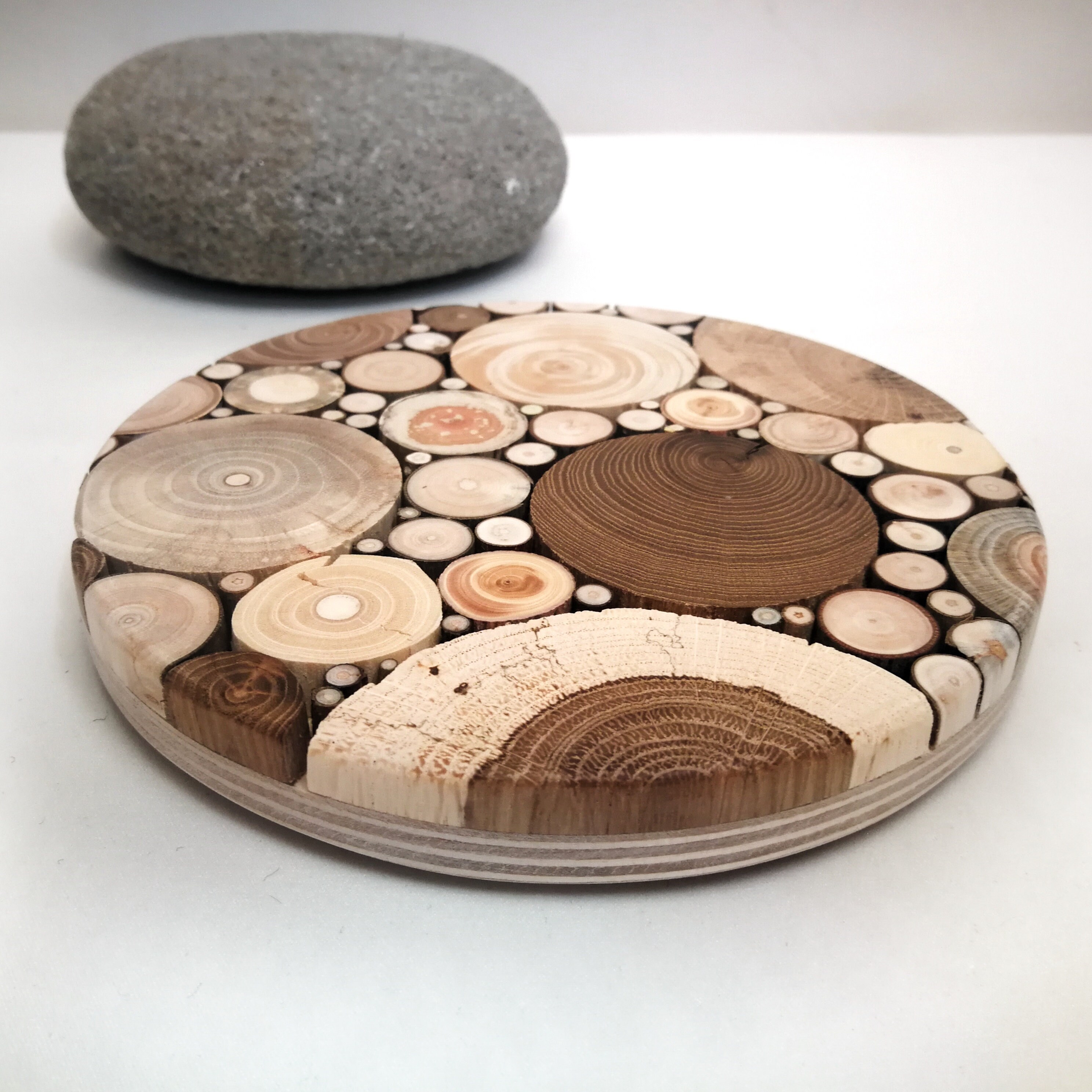 Wood Wall Art Circle/ Colorful Wood Wall Decor/ Wood Wall Etsy