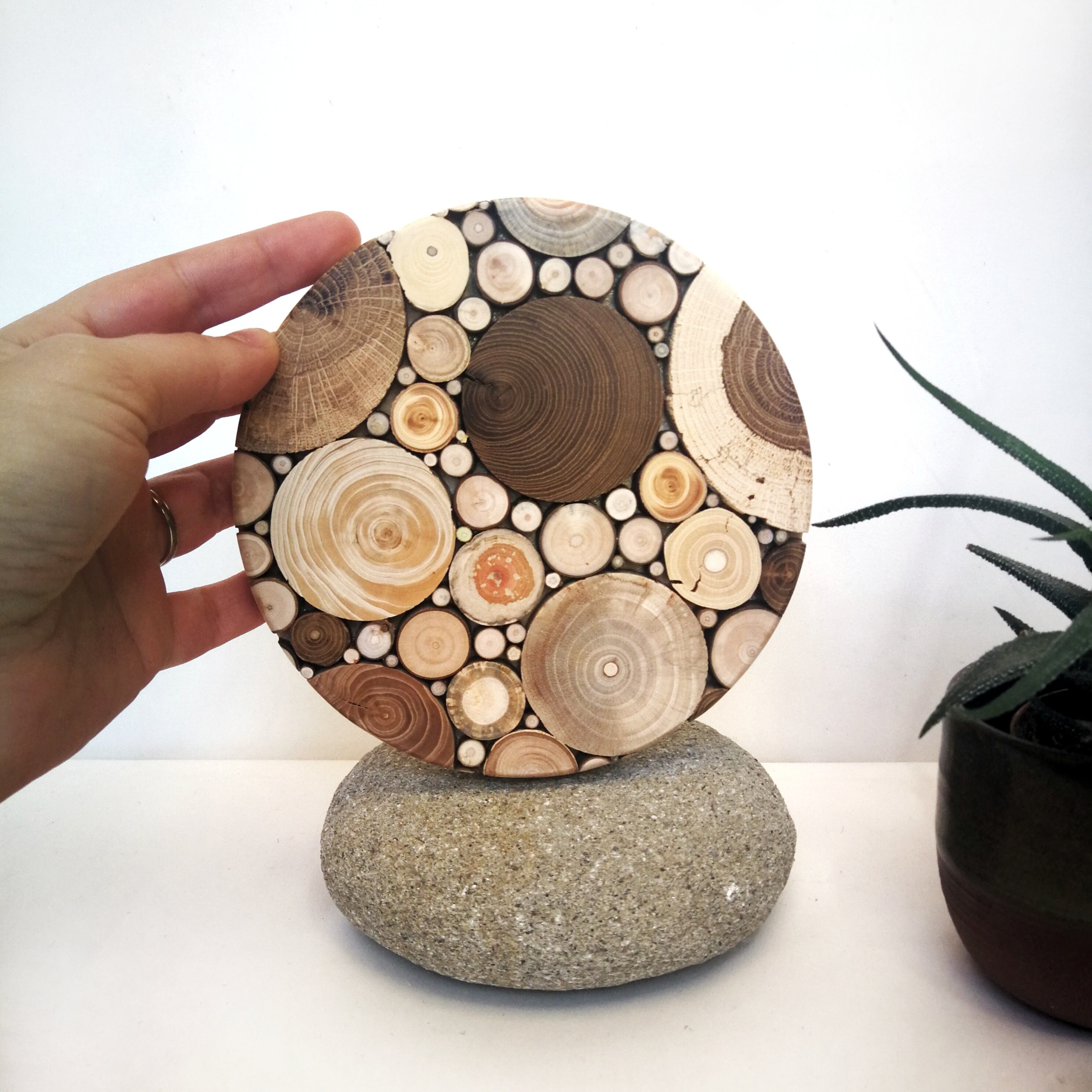 Wood Wall Art Circle/ Colorful Wood Wall Decor/ Wood Wall - Etsy